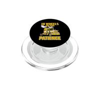 Long Haul Truck Driver Zero Patience PopSockets PopGrip for MagSafe
