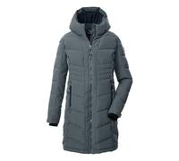 Long hooded padded jacket for girls Killtec Kow 219 Bleu 8 ans