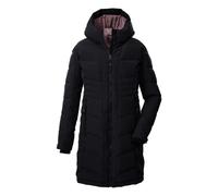 Long hooded padded jacket for girls Killtec Kow 219 Noir 8 ans