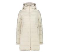 Long hooded puffer coat for women CMP Blanc 3XL