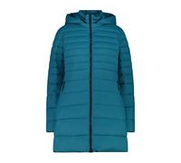 Long hooded puffer coat for women CMP Snaps Bleu S