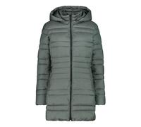 Long hooded puffer coat for women CMP Snaps Vert 2XS