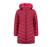 Long hooded puffer jacket for girls CMP Rouge 10 ans