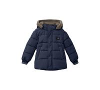 Long Hooded Quilted Puffer Jacket with Fleece Lining Child s.Oliver Bleu 7 years