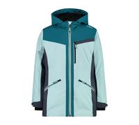 Long hooded ski jacket for girls CMP Bleu 5 ans