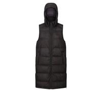 Long hooded sleeveless jacket for women Regatta Ganella Noir 40