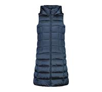 Long hooded sleeveless puffer jacket for women CMP Green XL