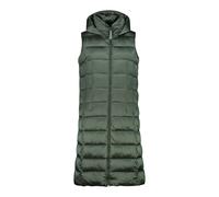 Long hooded sleeveless puffer jacket for women CMP Grey M