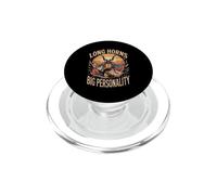Long Horns Big Personality Longhorn Beetle Insect Nature PopSockets PopGrip for MagSafe