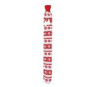 Long Hot Water Bottle with Plush Cover,Rubber Hotwater Bottle for Period Pain Relief,Soft Comfortable Safety Hot Water Bag for Cramps,Neck,Back Pain Relief,Good Warmth Performance (G,52cmx9.5cm)