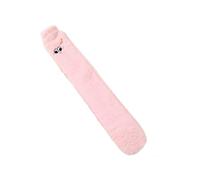 Long Hot Water Bottle with Soft Fleece Cover, 77cm Lengthened Hot Water Bag, Leak Proof & Fill with Water for Instant Warmth Hot/Cold Dual-Use Portable Warmer (Pink)