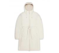 Long Insulated Curve Jacket - female - Rains - Parkas - Beige - XS - Coats XS