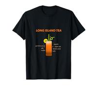 Long Island Ice Tea Malle Party Holiday Long Drink Cocktail T-Shirt