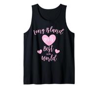 Long Island LI Girls Best in World State Quote NY Newyork Tank Top