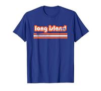 Long Island New York Retro Vintage Weathered Throwback T-Shirt