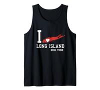 Long Island NY Souvenir Native Long Islander Map NYC Tank Top
