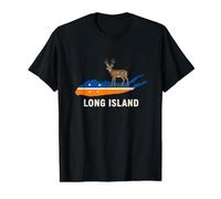 Long Island NY Souvenir Native Long Islander Map NYC Value Graphic T-Shirt, Men, Black, S