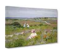 Long Island Shinnecock By William Merritt Chase Canvas Print | Gallery Wrapped 30mm Frame Wall Art | 30x20 inches | Ready to Hang | Classic Picture | Living Room Bedroom Lounge Office