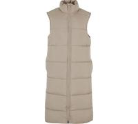 Urban Classics Long Puffer Vest Beige XS Woman