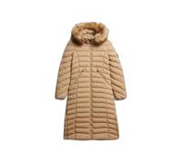 Superdry Fuji Longline Jacket Beige L Woman