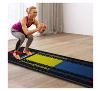 Long Jump Mat, Non Slip Exercise Measuring Mat, 11.5 X 3 Ft Exercise Measuring Pad, Extra Long Training Board for Indoor Gym Flooring, Standing Long Jump Test Tool