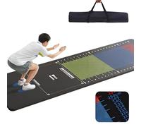 Long Jump Test Mat, Non-Slip Standing Jumping Measuring Training Equipment, Quiet Physical Test Board for Kids & Adult, for Gym School Home 50 * 300cm