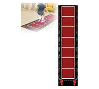Long Jump Test Mat With Rope, Non-Slip Measuring Pad For Athletes Practice, Standing Trainer For Professional, School & Kids(Adults,350X80CM)