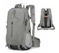 Long Keeper 40L Hiking Backpack with Rain Cover Waterproof Lightweight Camping Backpack for Men Women Rucksack for Trekking Travel Cycling Climbing Outdoor (Grey)