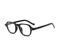 Long Keeper Blue Light Blocking Glasses Women Men Retro Square Anti Blue Light Rectangle Computer Gaming Eyeglasses Small Rectangle Anti Glare Glasses (Black)