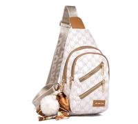 Long Keeper Cross Body Sling Bag for Women Leather Chest Bag Small Crossbody Backpack Shoulder Bag Cycling Hiking Travel Daypack Fashion Shoulder Backpack