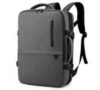 Long Keeper Expandable Laptop Backpack for Men Women Travel Carry On Bag Waterproof Work Bag Business Backpack Fit 15.6/17 Inch Laptop with USB Charging Port