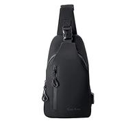 Long Keeper Lightweight Sling Backpack - Unisex Chest bag Crossbody Backpack with USB Port, One Strap Sling Shoulder Bag Travel Sports Gym day pack Backpack