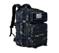 Long Keeper Military Tactical Backpack, 45L Army Large Backpack for Men Women, Molle Bug Out Bag Rucksack Daypack for Outdoor Hiking Camping Trekking