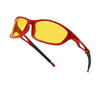 Long Keeper Night Driving Glasses for Men Women Anti Glare Night Vision Glasses with Yellow Lens Ultralight for Driving Fishing Outdoor Sports