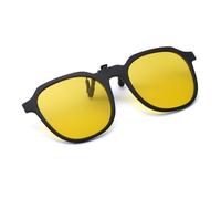 Long Keeper Polarised Clip On Sunglasses Over Prescription Glasses Men Women Flip Up Driving Glasses Anti Glare Square Round Clip On Sun Shade UV400