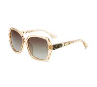 Long Keeper Polarised Sunglasses Womens - Classic Oversized Trendy Ladies Sunglasses with UV Protection Sparkling Large Frame Designer Sun Glasses for Women