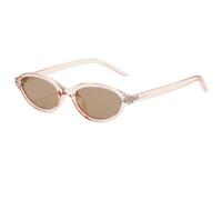 Long Keeper Polarized Oval Sunglasses - Women Small 90s Y2K Sunglasses Retro Narrow Cat Eye Sun Glasses Sunnies UV400 for Travel Driving (Champagne Champagne)