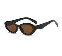 Long Keeper Retro Oval Sunglasses for Women Men, Trendy Small Cat Eye Sunglasses Designer Fashion Sun Glasses Oval Shades UV400 Protection