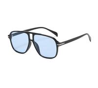 Long Keeper Retro Pilot Sunglasses for Men Women Vintage 70s Pilot Style Square Sunglasses Double Bridge Classic Sun Glasses UV400 Protection Vintage Shades