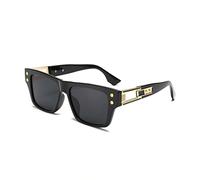 Long Keeper Retro Square Sunglasses for Men Women Classic Designer Oversized Sunglasses Wide Frame Pilot Square Vintage Sun Glasses UV400 Protection