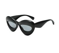 Long Keeper Sexy Lip Sunglasses - Unique Women Cute Cat Eye Sunglasses Thick Frame Candy Color Novelty Cool Punk Sun Glasses UV400