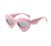 Long Keeper Sexy Lip Sunglasses - Unique Women Cute Cat Eye Sunglasses Thick Frame Candy Color Novelty Cool Punk Sun Glasses UV400