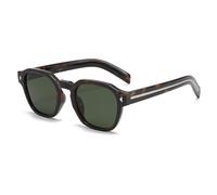 Long Keeper Small Narrow Square Sunglasses for Men Women Retro Thick Square Frame Trendy Driving Sun Glasses Vintage Shades UV400 Protection