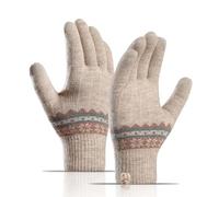 Long Keeper Winter Women Gloves Touch Screen Thermal Warm Knit Gloves Elastic Touchscreen Texting Knitted Glove for Driving Walking Running