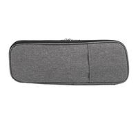 Long Knitting Needle Case, Crochet Storage Bag, Woven Organizer for Crochet Hooks and Accessories with Sturdy Zipper, Made of 600D Oxford Cloth for Knitters and Crafters