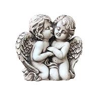LONG-L Angel Baby Statue Decoration,Garden Antique Resin Cherubs Figurines,Religious Praying Ornaments,for Indoor/Outdoor Terrace Garden,37cm,Angel