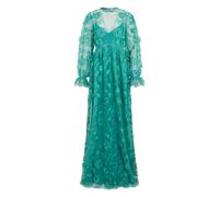 Long Lace Dress - female - Alberta Ferretti - Maxi Dresses - Blue - XL - Dresses XL
