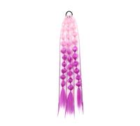 Long Lantern Bubble Braid Ponytail Hair Synthetic ColoredExtension Elastic Rubber Bands Hairpiece For Women 24Inch For Women(Color4)