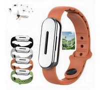Long-Lasting 90-Day Mosquito Repellent Bracelet, Plant-Extracted Powerful Protection, Adjustable (14-20cm) Wristband, DEET-Free, Waterproof & Sweat-Resistant, Suitable for Adults & Kids (Orange,B)
