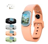 Long-Lasting 90-Day Mosquito Repellent Bracelet, Plant-Extracted Powerful Protection, Adjustable (14-20cm) Wristband, DEET-Free, Waterproof & Sweat-Resistant, Suitable for Adults & Kids (Orange,A)